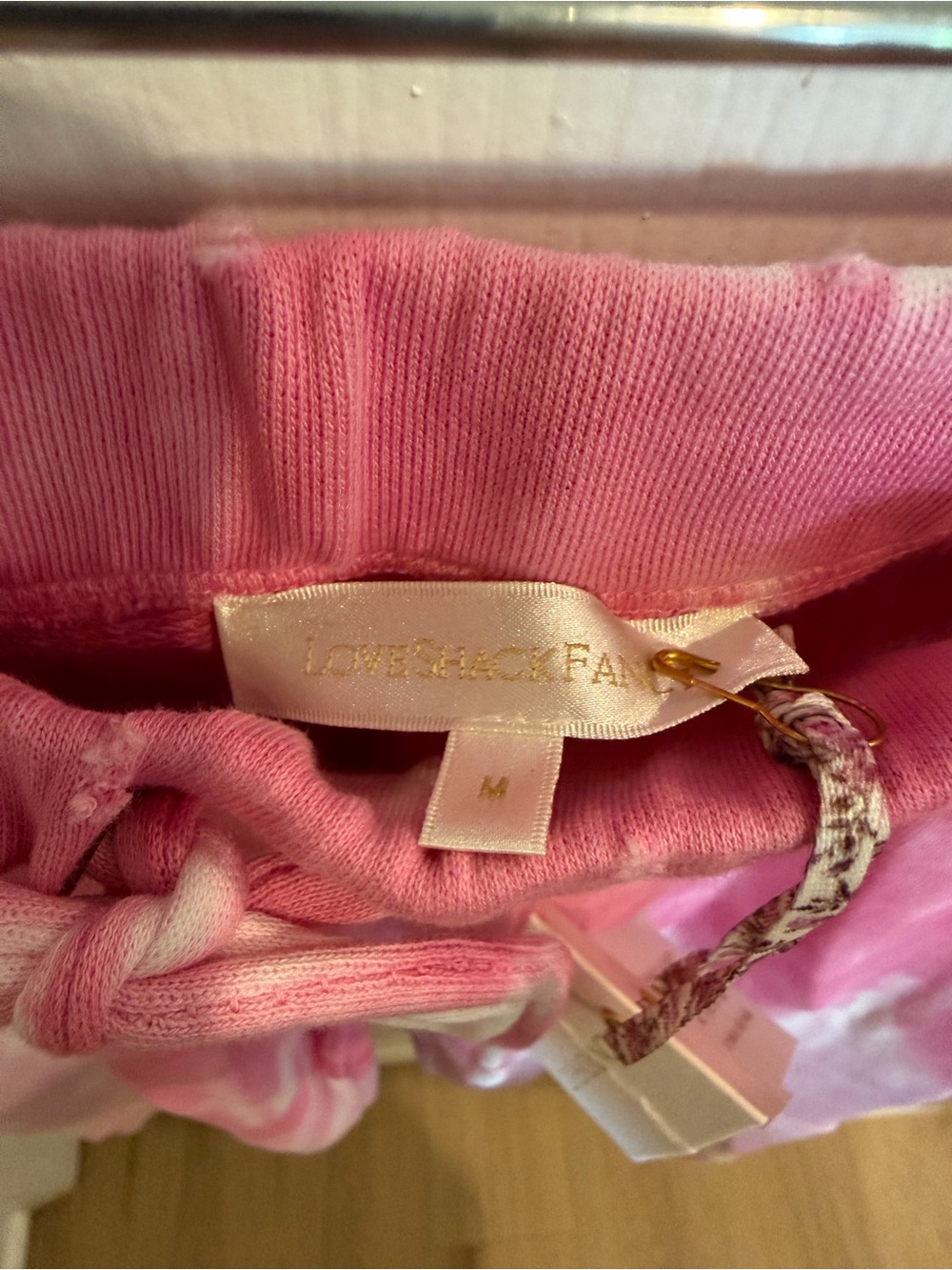 Love Shack Fancy Pink Etty Pant - Picture 3 of 5